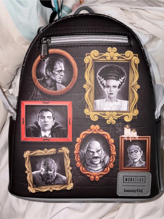Loungefly Handbags - Universal monsters frame portrait mini backpack